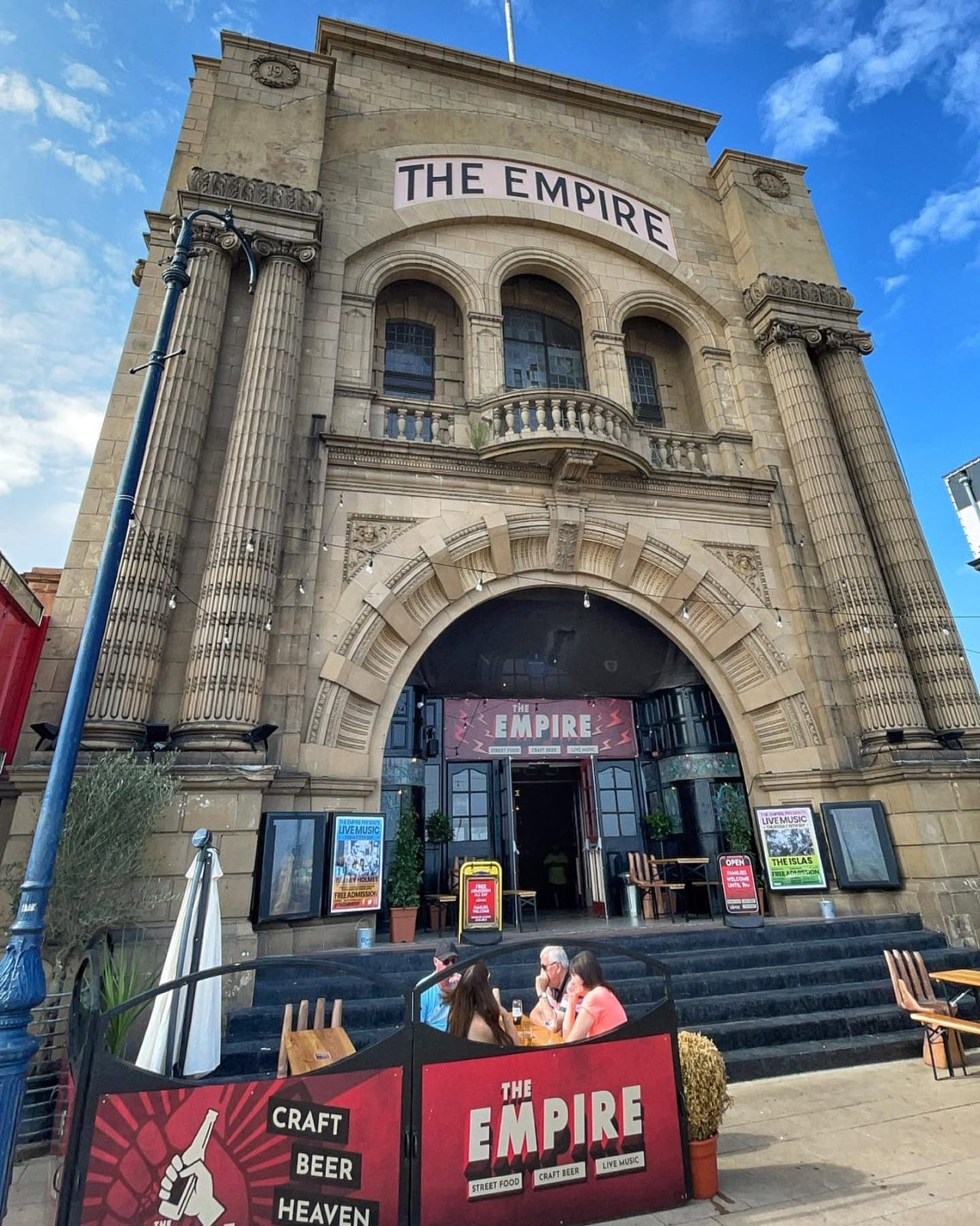 Historic theatre exterior