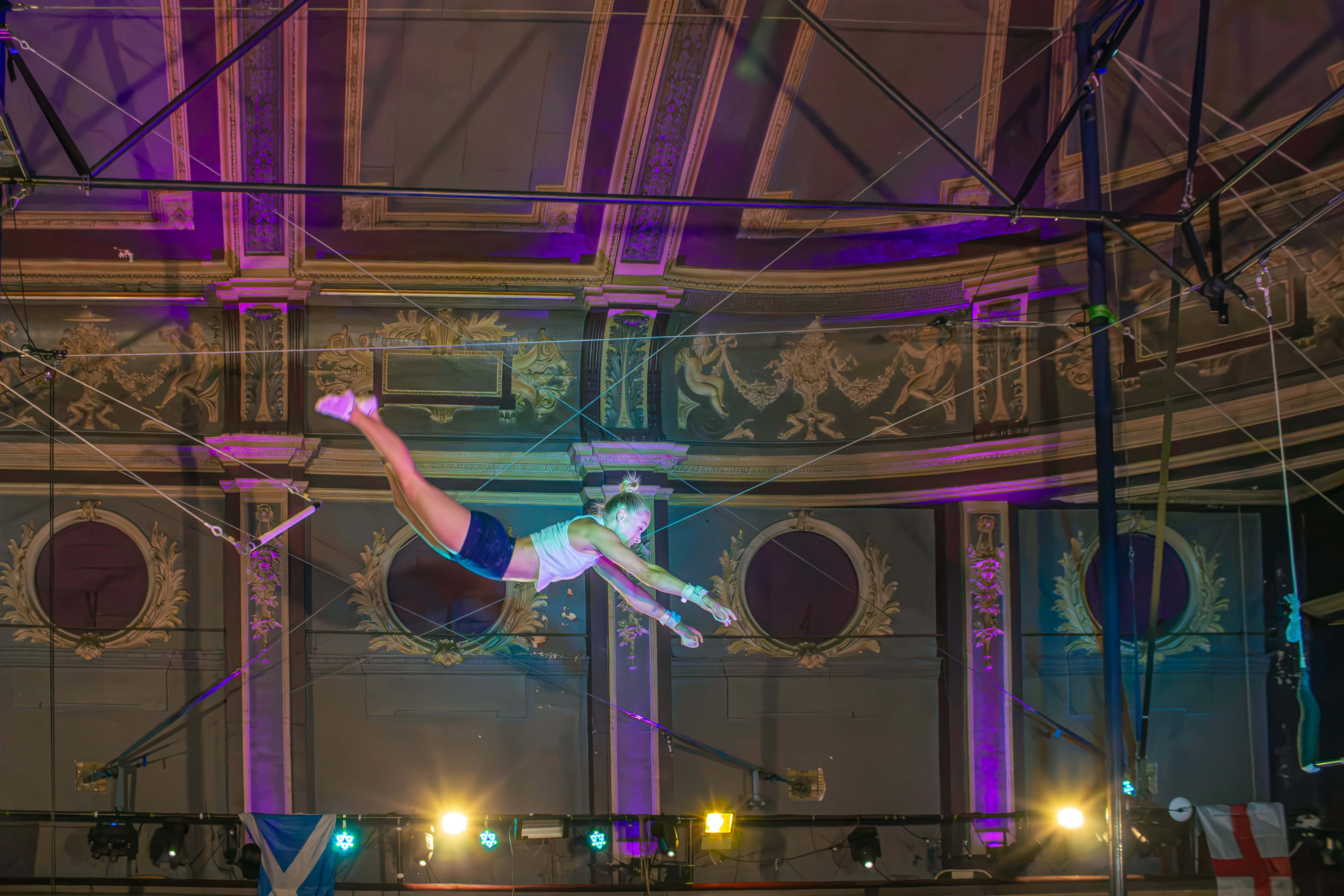 A student practises their layout